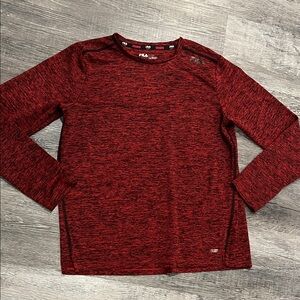 Fila Marled Red Long Sleeve Top boys large